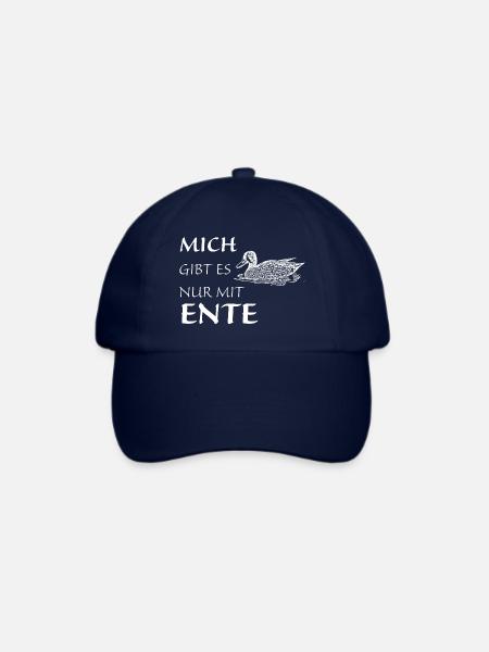 Nur mit Ente - Baseballkappe - Blau/Blau