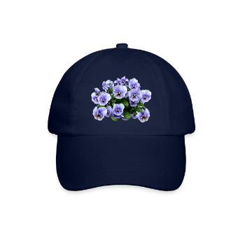 flowers lilies tulips orchids sunflower dahlia ger - Baseballkappe - Blau/Blau - Vorne