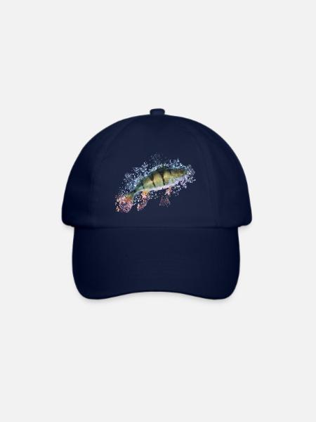 Angeln Barsch Geschenkidee - Baseballkappe - Blau/Blau