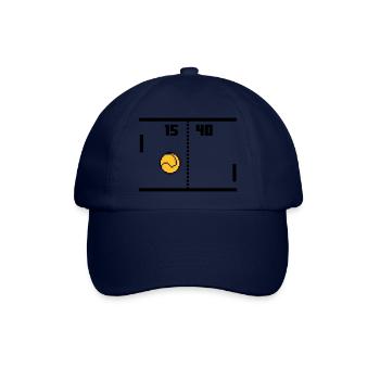Retro Tennis - Baseballkappe - Blau/Blau - Vorne