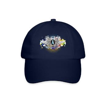 Lipödem Lymphödem Flügel Frau Schleife support - Baseballkappe - Blau/Blau - Vorne