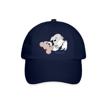 Happy Louis - BJJ - Baseballkappe - Blau/Blau - Vorne