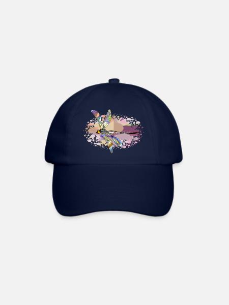 Libelle - Baseballkappe - Blau/Blau