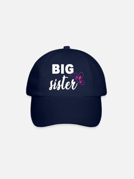 große Schwester - Baseballkappe - Blau/Blau
