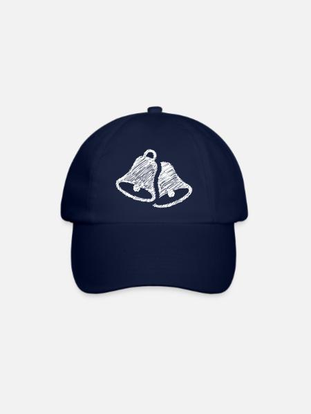 Glocken Gekritzelt Glöckchen Glocke - Baseballkappe - Blau/Blau