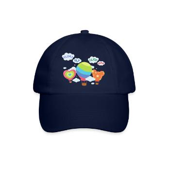 Float Fly Glide Soar Balloons - Kids T-Shirt - Baseballkappe - Blau/Blau - Vorne