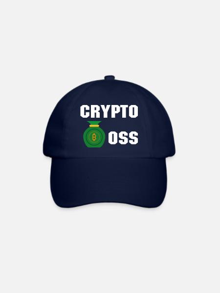 Bitcoin Trading Crypto Aktien - Baseballkappe - Blau/Blau