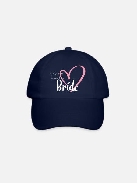 Team Bride - Baseballkappe - Blau/Blau