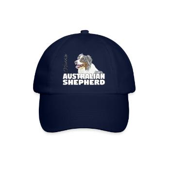 Australian Shepherd - Baseballkappe - Blau/Blau - Vorne