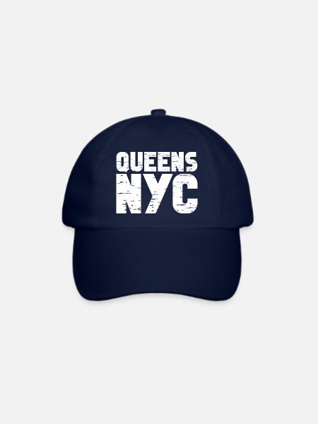 Queens NYC - Baseballkappe - Blau/Blau
