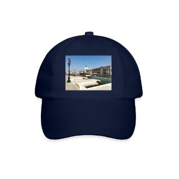 Die Lagunenstadt Venedig - Baseballkappe - Blau/Blau - Vorne