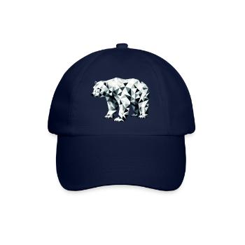 Eisbär // polar bear - Baseballkappe - Blau/Blau - Vorne