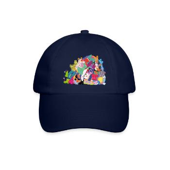 Niedliche Wäsche - Baseballkappe - Blau/Blau - Vorne