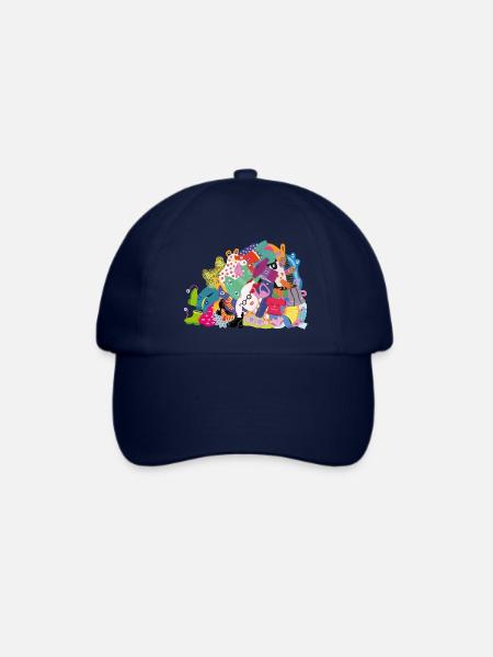 Niedliche Wäsche - Baseballkappe - Blau/Blau