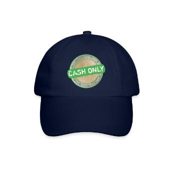 Nur Bahrzahlung - Baseballkappe - Blau/Blau - Vorne