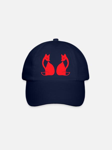 fox 2 - Baseballkappe - Blau/Blau