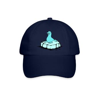 Seehund - Baseballkappe - Blau/Blau - Vorne