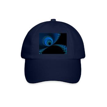 Abstraktion - Baseballkappe - Blau/Blau - Vorne