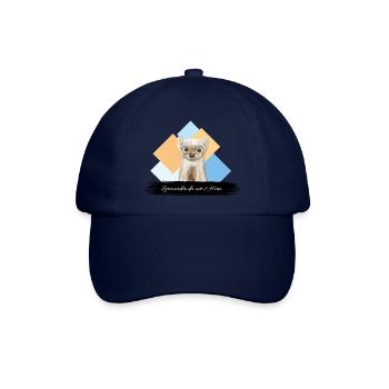 JvG Marder "Zermarder da nit is Hirn." - Baseballkappe - Blau/Blau - Vorne