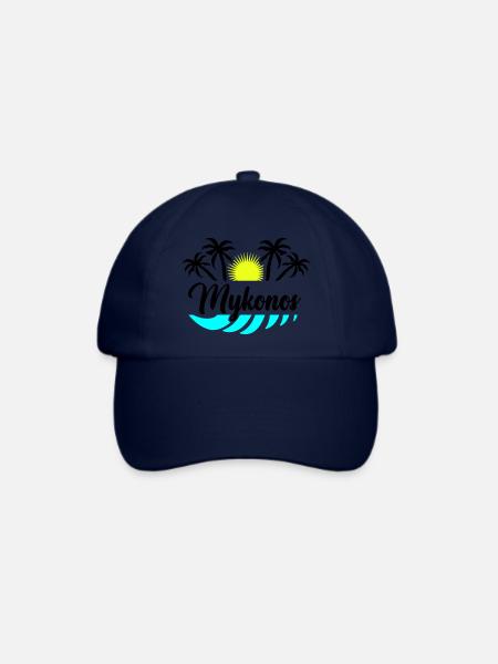 mykonos - Baseballkappe - Blau/Blau