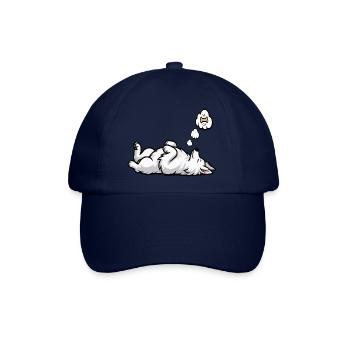 Weißer Schäferhund Schäferhund Schäferhunde - Baseballkappe - Blau/Blau - Vorne