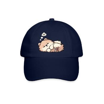 Zwergspitz Zwergspitze Spitzhund Zwergspitzhalter - Baseballkappe - Blau/Blau - Vorne