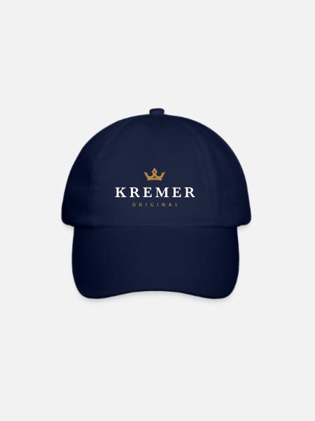 Kremer Original Familienlogo - Baseballkappe - Blau/Blau
