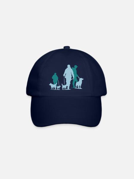 Lets go Gassi - Baseballkappe - Blau/Blau