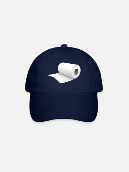 Toilettenpapier - Baseballkappe - Blau/Blau