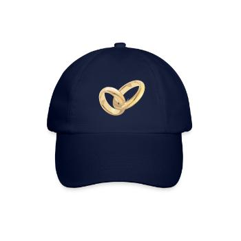 Der goldene Ehering - Baseballkappe - Blau/Blau - Vorne