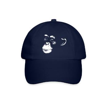 Schimpanse - Chimp - Chimpanzee - Baseballkappe - Blau/Blau - Vorne