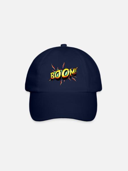 Comic-Boom! - Baseballkappe - Blau/Blau