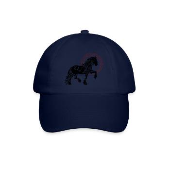 Friese Pferd Stolz Lustig Kreis Elfisch Geschenk - Baseballkappe - Blau/Blau - Vorne