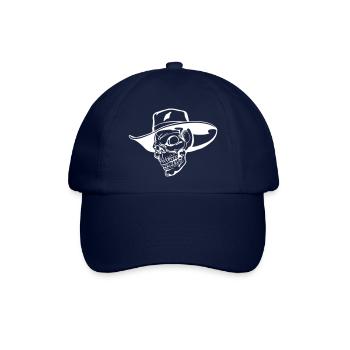 cowboy skull - Baseballkappe - Blau/Blau - Vorne