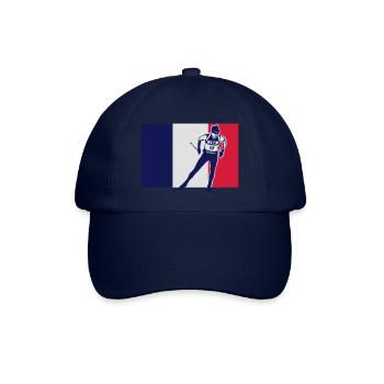 Biathlon - Langlauf -Frankreich - France - Baseballkappe - Blau/Blau - Vorne