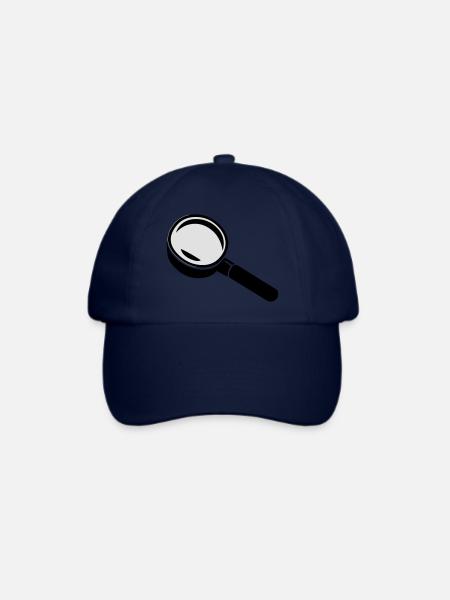 lupe_02 - Baseballkappe - Blau/Blau