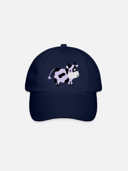 Lustige Kuh Luise - Bauernhof - Baseballkappe - Blau/Blau