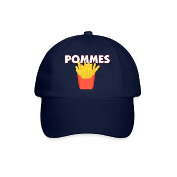 Pommes - Baseballkappe - Blau/Blau - Vorne
