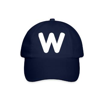 W - Win - Chat - Twitch - Stream - Youtube - L - Baseballkappe - Blau/Blau - Vorne