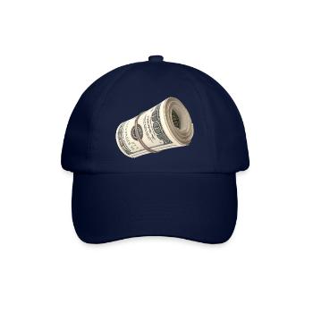 Geldrolle - Cash Roll - One Hundred Dollar Bills - Baseballkappe - Blau/Blau - Vorne