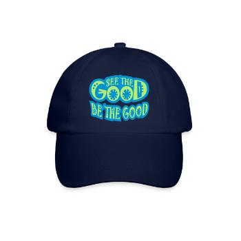 be the good Zitat - Baseballkappe - Blau/Blau - Vorne
