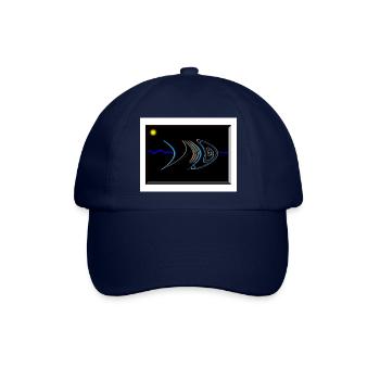 NEON FISCH - Baseballkappe - Blau/Blau - Vorne