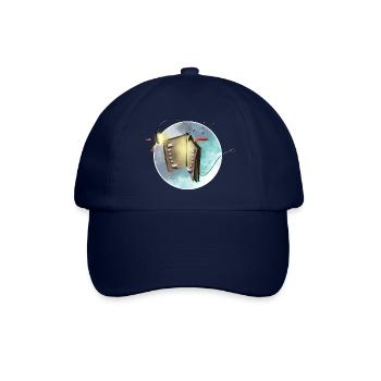 Das Buch des Abgrunds - Baseballkappe - Blau/Blau - Vorne