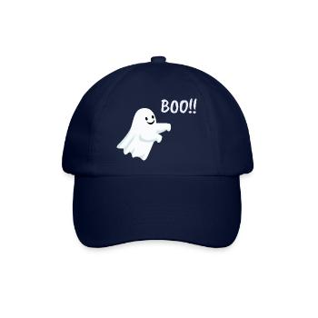 ghost boo!! - Baseballkappe - Blau/Blau - Vorne