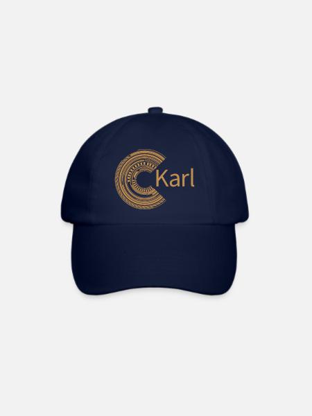Für Karl - Baseballkappe - Blau/Blau
