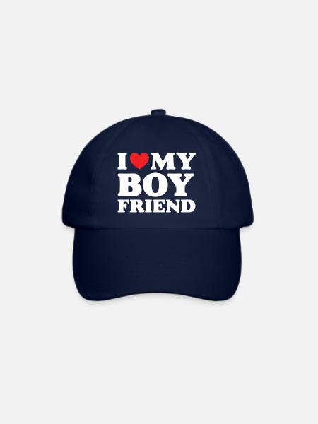 Ich liebe meinen Freund - Baseballkappe - Blau/Blau