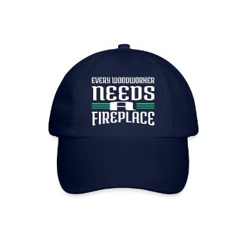 forestry love carpenter awesome birthday gift - Baseballkappe - Blau/Blau - Vorne