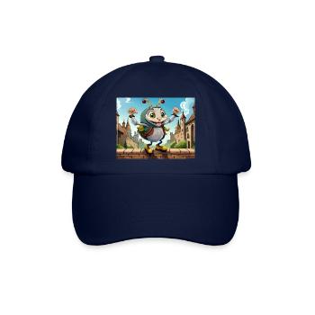 Auf der Mauer auf dem Aussichtspunkt Auf der Mauer - Baseballkappe - Blau/Blau - Vorne