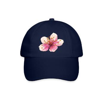 Kirschblüte - Baseballkappe - Blau/Blau - Vorne