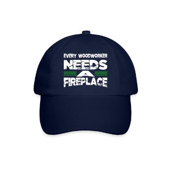 humor forestry plumber carpenter jokes tshirts - Baseballkappe - Blau/Blau - Vorne